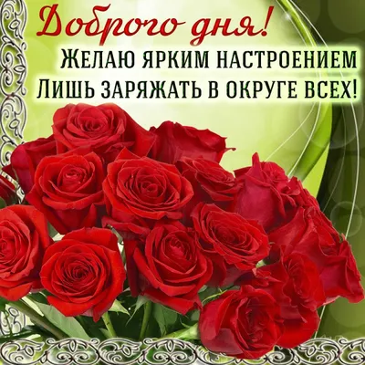 Доброго утра желаю хорошего дня - скачать бесплатно на сайте WishesCards.ru