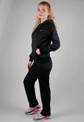 Заказать Черный спортивный костюм Nike Club с полосками по бокам – цены,  описание и характеристики в «CDEK.Shopping»