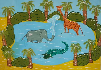 Иллюстрация 3 из 10 для Плакат \"Животные Африки\" (2705) | Лабиринт - книги.  Источник: Zlena
