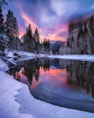 Природа зима - 60 фото | Живописные пейзажи, Пейзажи, Зимние сцены