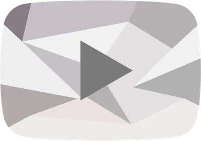 Youtube золотая кнопка воспроизведения прозрачный | Премиум PSD Файл