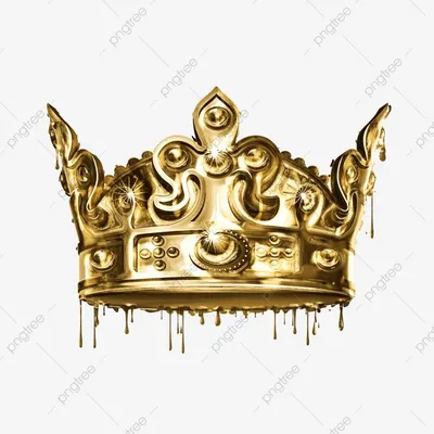 Царская золотая корона с жемчугом и узором Векторное изображение ©Yurkina  19662829