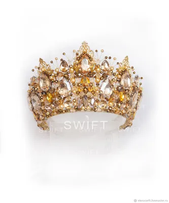 золотая корона на белом фоне 3d Иллюстрация штока - иллюстрации  насчитывающей монарх, увенчивать: 217007249