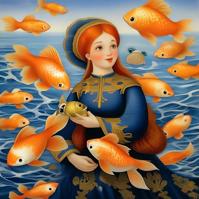 Пушкин А. С. Сказка о рыбаке и рыбке в детских рисунках - YouTube