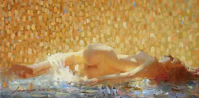 Купить картину Золотой дождь в Москве от художника Ермолина Елена