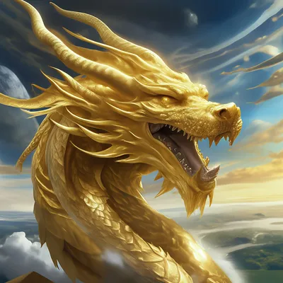 Картина по номерам Золотой дракон KH1158 - раскраска Molly 15x20 см - цена,  фото, описание