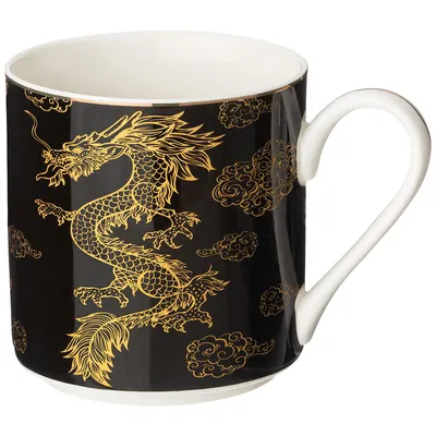 Красно-золотой дракон в китайском …» — создано в Шедевруме
