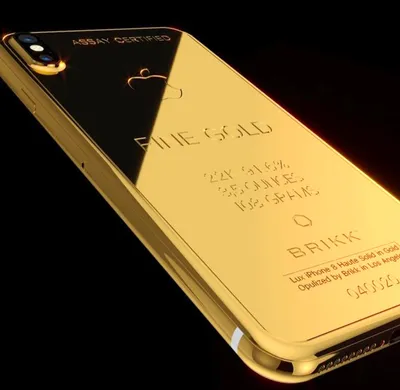 Создан iPhone X из чистого золота | Gamebomb.ru
