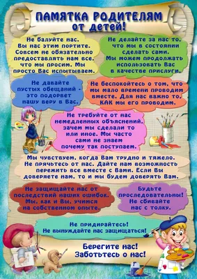 Стенд в виде облака с изображением детей и информацией Права ребенка Стенды  для детских садов ДОУ и школ
