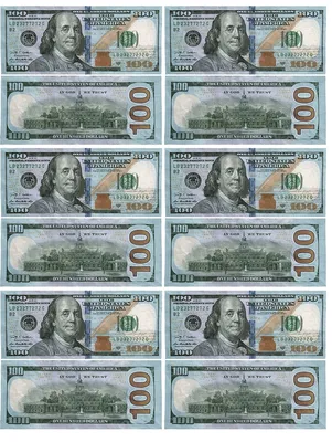 Сувенирные бутафорские фальшивые деньги 100 долларов (id 107107954), купить  в Казахстане, цена на Satu.kz
