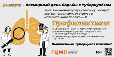 ГБУЗ РБ Федоровская ЦРБ - 24 марта - Всемирный день борьбы с туберкулезом