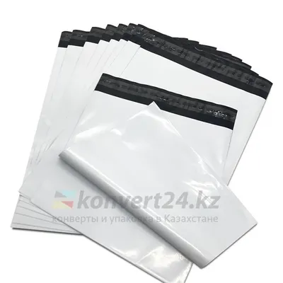 Курьер-пакет 240х320+40 мм (толщина 60 мкм) белый без кармана, упаковка 50  шт. | AliExpress