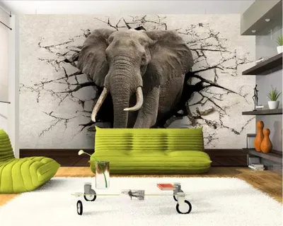 Avikalp Exclusive AWZ0300 3d Wallpaper 3d Wall Elephant Home Decoratio –  Avikalp International - 3D Wallpapers
