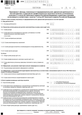 Заполнение декларации 3 НДФЛ онлайн