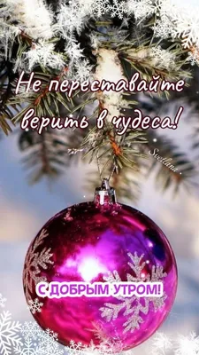 Открытки с добрым декабрьским утром (50 штук)