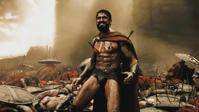 Гибель Царя Леонида и спартанцев - \"300 спартанцев\" отрывок из фильма -  YouTube