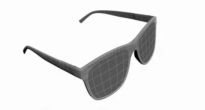 черные очки 3D Модель $5 - .c4d .obj .unknown .dae .fbx .stl .3ds - Free3D