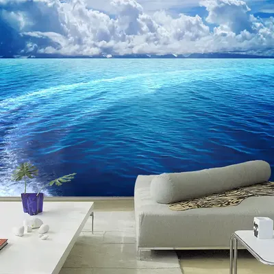 3D Подушка «Море панорама» - купить в Москве, цена в Интернет-магазине Обои  3D