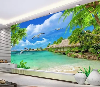 изготовленные на заказ 3d фото обои море и небо пейзаж большая фреска для  гостиной диван тв фон нетканые обои рулон декор| Alibaba.com