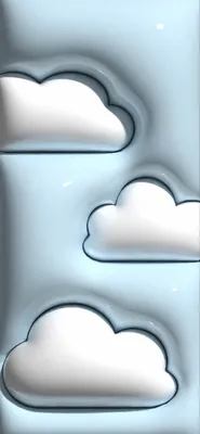 3d wallpaper - clouds | 3d обои, Рисунки пузырями, Милые обои