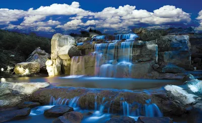 ᐉ Фотообои 3D природа горы 368х254 см Wizard+Genius Озеро Магог (5057WG)