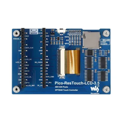 Raspberry Pi 3.5inch 480x320 TFT LCD with Resistive Touch Screen