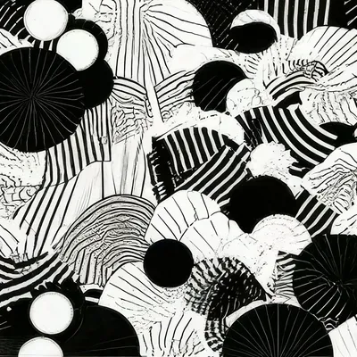 Фотообои Черно-белые абстрактные горы артикул Ch-596 купить в Оренбург|;|9  | интернет-магазин ArtFresco