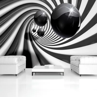 Абстрактные изображения черно белые» — создано в Шедевруме