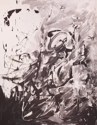 Абстракция черно белый цветок большие…» — создано в Шедевруме