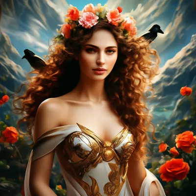 Афродита богиня любви и красоты …» — создано в Шедевруме