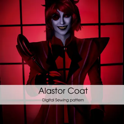 Hazbin Hotel Alastor Frock Coat Sewing Pattern - Digital Product – FENINDOM  LLC