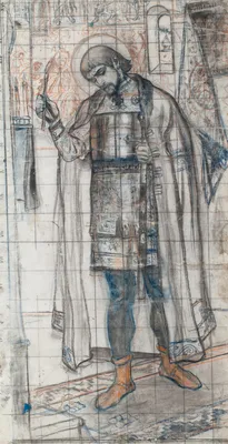 Икона Лик Святого Благоверного Князя Александра Невского на иконе от  мастеров Наследие