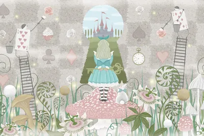 Купить: «Алиса в стране чудес» книга-панорама на английском. Роберт Сабуда