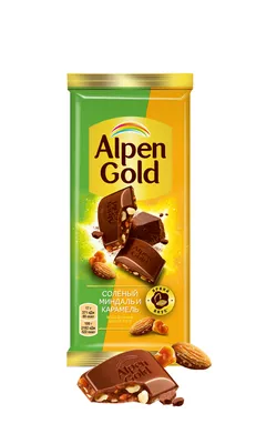 Шоколад Alpen Gold Молочный Соленый миндаль и Карамель 85г - отзывы  покупателей на маркетплейсе Мегамаркет | Артикул: 100028049775
