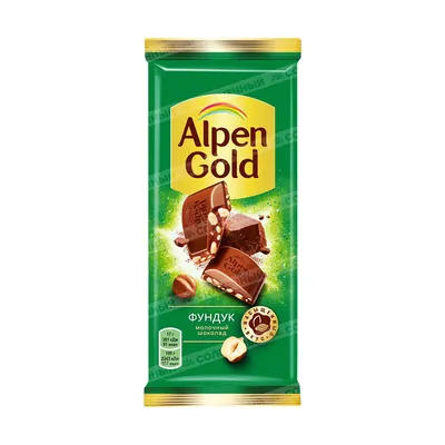 Шоколад Alpen Gold Молочный Фундук 85 г — купить с доставкой на дом в  интернет-магазине Солнечный