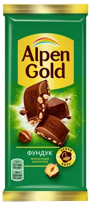 Шоколад Alpen Gold молочный, 85г купить с доставкой на дом, цены в  интернет-магазине