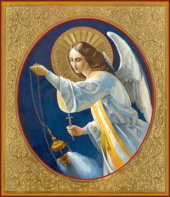 Икона Ангел Хранитель арт. 1449, готовая и под заказ, купить в мастерской  Наследие
