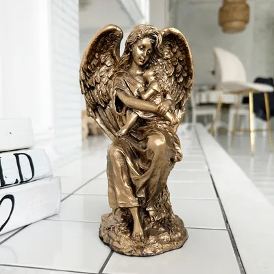 Ангел-хранитель стоковое изображение. изображение насчитывающей статуя -  37809623