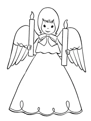 Ангелочки развивающие детские раскраски | Angel coloring pages, Christmas  angels, Coloring pages