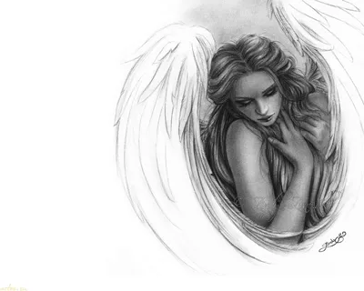 Онлайн пазл «Ангелочки и девочка»