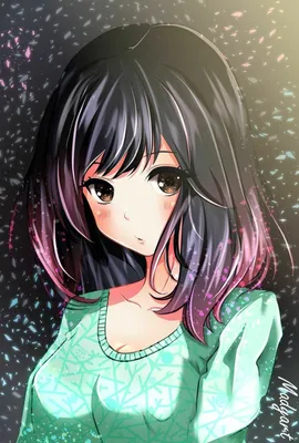 Красивые аниме аватарки девушки (17 штук)