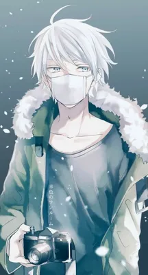 Парень с белыми волосами и белыми глазами как снег | Cute anime boy, Anime  boy, Sachi-iro no one room
