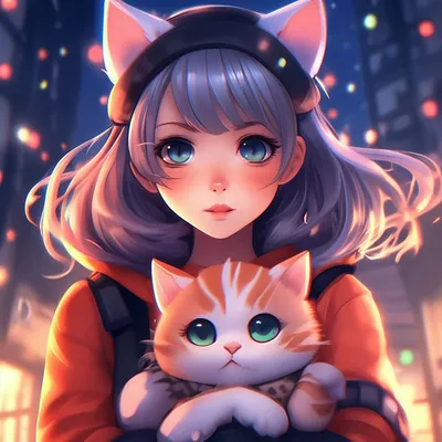 Твоя девушка-кошка из аниме — играть онлайн бесплатно на сервисе Яндекс Игры
