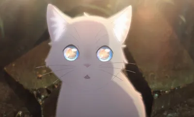 Девочка кошка аниме» — создано в Шедевруме