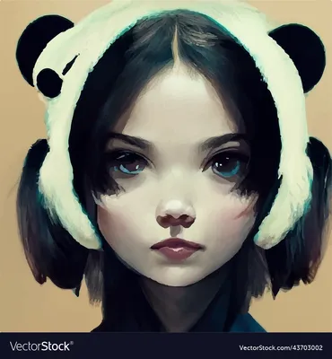 cute panda, anime - Arthub.ai