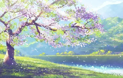 Аниме Весна (53 фото) | Scenery background, Scenery wallpaper, Anime scenery