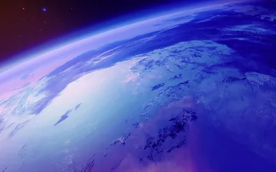 Гиф анимация Космический корабль взлетает в космос на фоне ночного неба с  луной и фразой С Днем Космонавтики