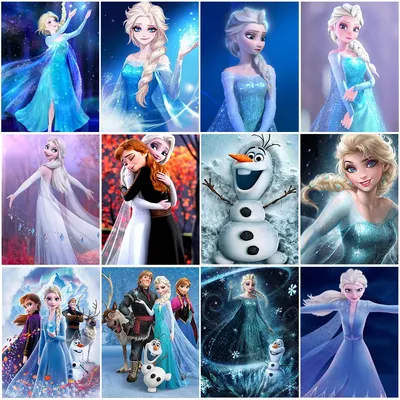 Королева Эльза Холодное Сердце Принцесса Анна и Олень Свен Disney Frozen  Anna and Elsa princess - YouTube