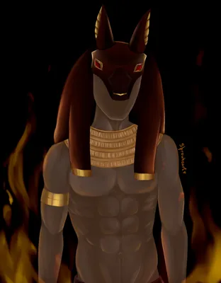 Анубис: божественный воин, антропоморфизированный в доспехах Иллюстрация  штока - иллюстрации насчитывающей египетско, египет: 266478405