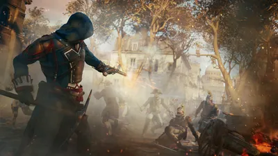 Картинка Assassin's Creed Assassin's Creed Unity Париж 1920x1080